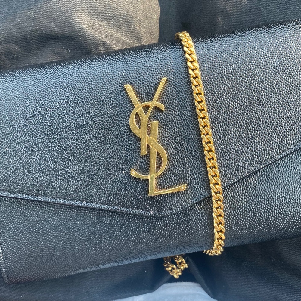 WOC uptown YSL clutch
